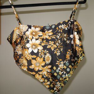 Black and Gold Princess Polly Top